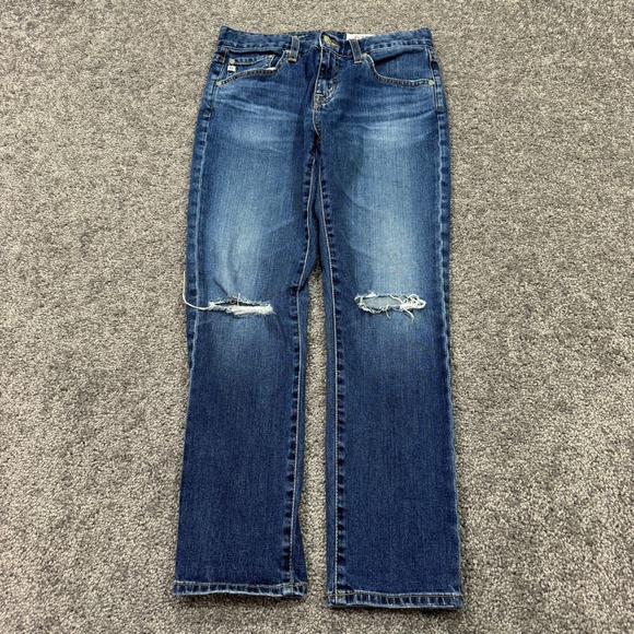 AG Adriano Goldschmied Jeans Womens 26R Blue The Ex Boyfriend Slim Slouchy Denim - Picture 1 of 8